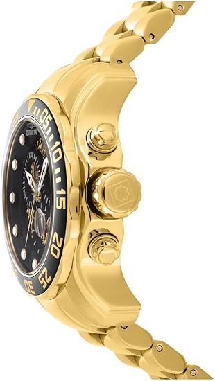 Reloj Invicta Pro Driver 19837SYB – Acero Inoxidable con Baño de Oro de 18K