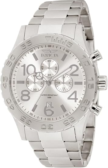 Invicta 1269 Specialty – Reloj Cronógrafo para Hombre con Esfera Plateada