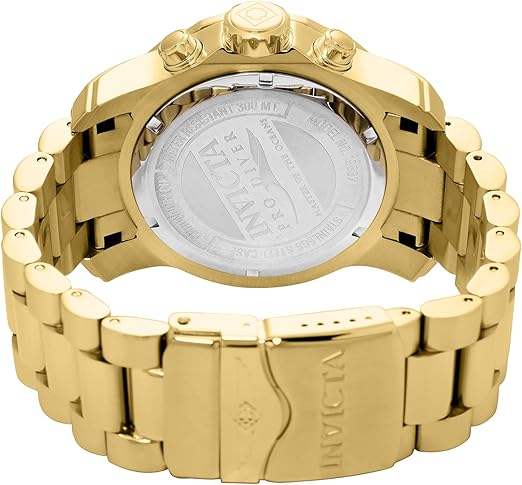 Reloj Invicta Pro Driver 19837SYB – Acero Inoxidable con Baño de Oro de 18K