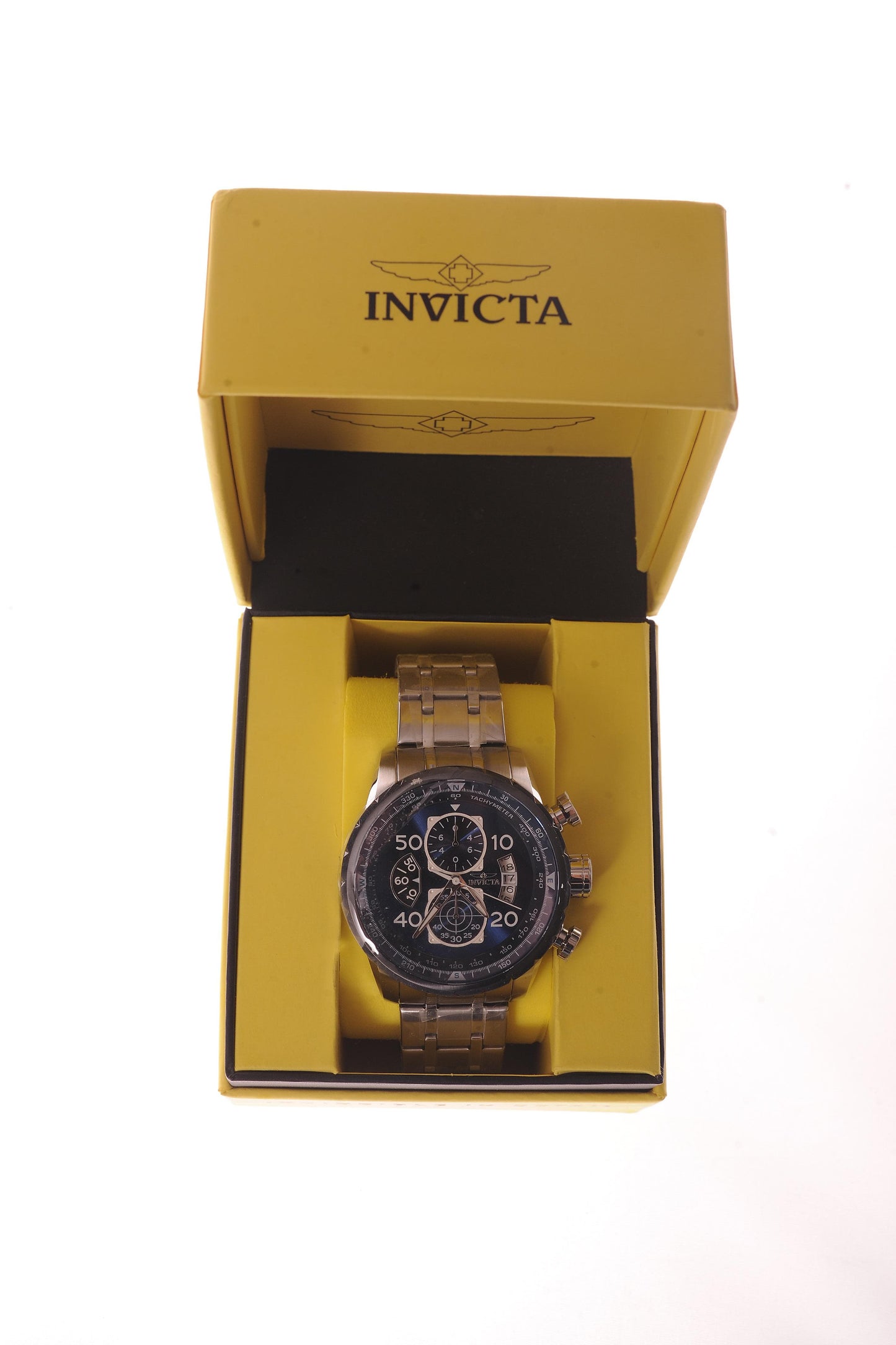 Invicta Aviator – Reloj de Cuarzo para Hombre de Acero Inoxidable