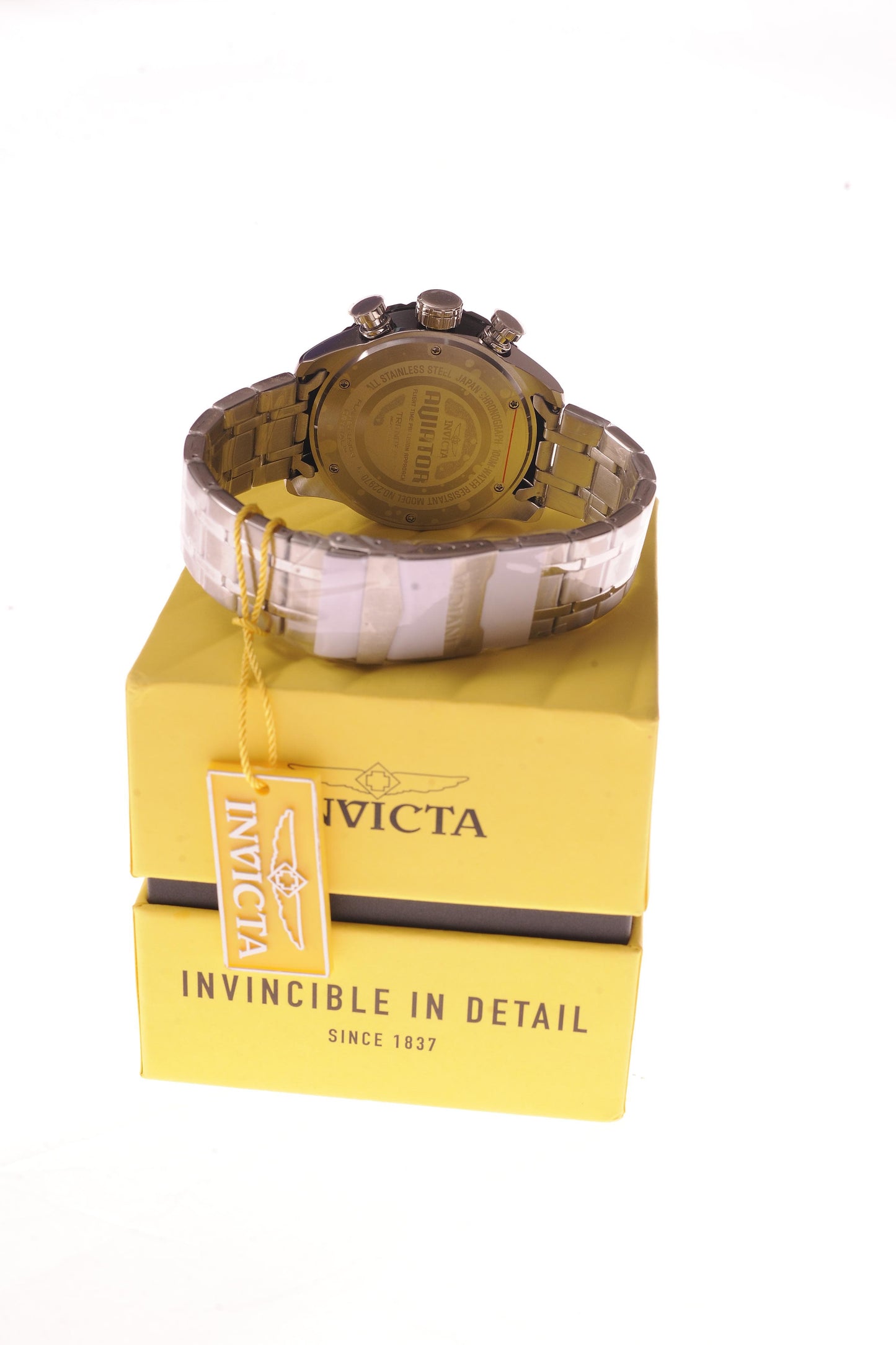 Invicta Aviator – Reloj de Cuarzo para Hombre de Acero Inoxidable