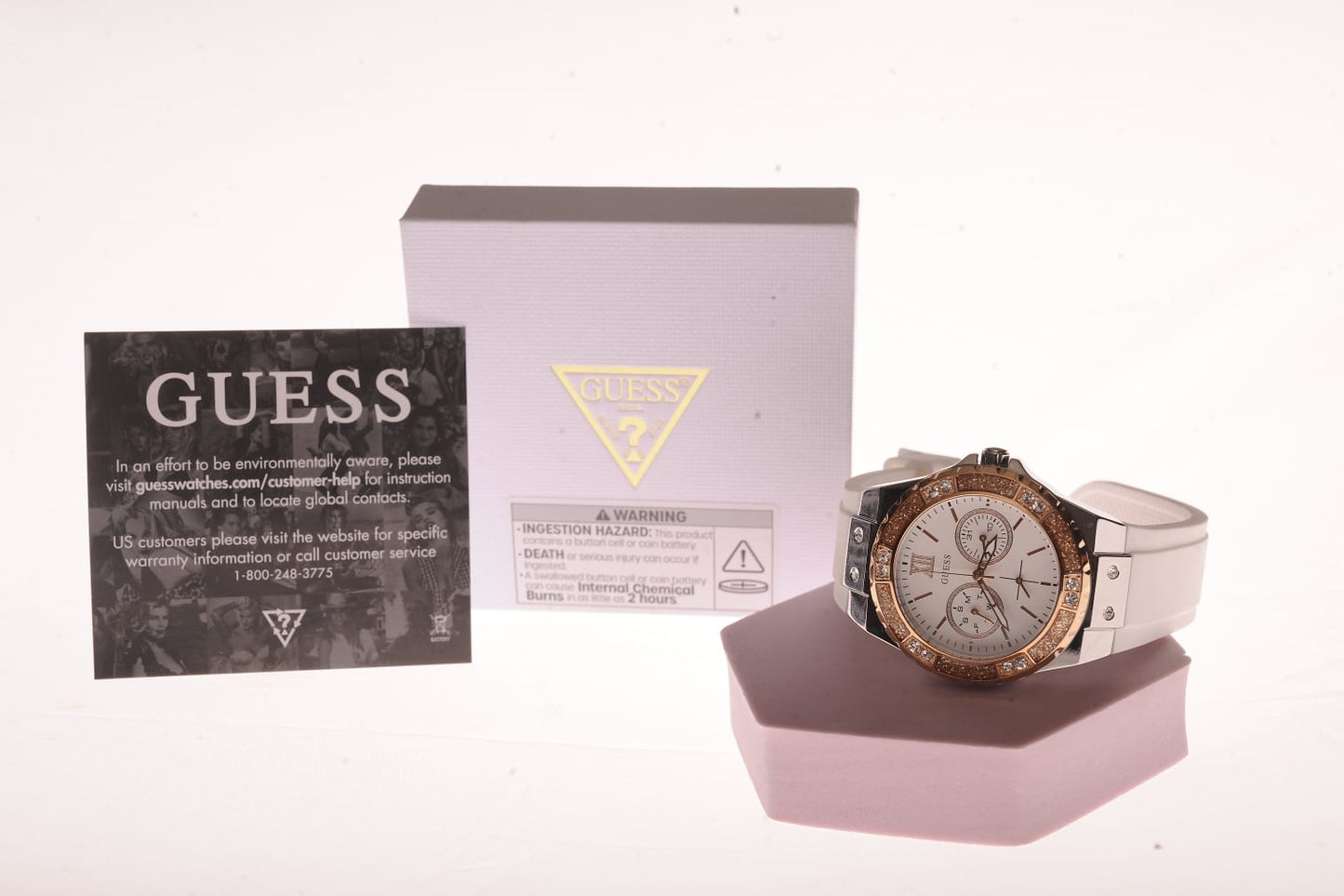 GUESS Reloj de dama Blanco